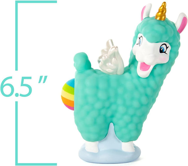 Hog Wild Llamacorn Foam Ball Popper Toy - Rainbow Pooping Unicorn Llama - Shoot Foam Balls up to 20 feet - 6 Balls Included - Age 4+