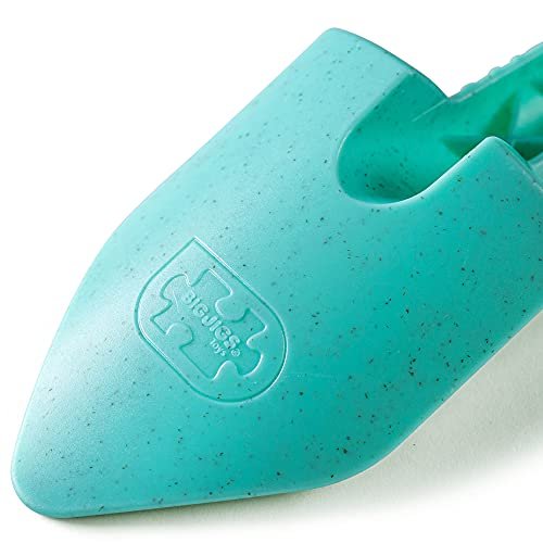 Bigjigs Toys Eco Spade for Kids (Eggshell Green) - 20.5cm Wheat Fibre Toy Spade, Quality Sand Toys, Holiday Toys for Toddlers, Sand Shovels