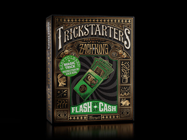 theory11 & Zach King Trickstarters Flash Cash Magic Trick | Wallet Fills with Cash | Easy-to-Learn, Instant Astonishment for Beginners & Magic Enthusiasts