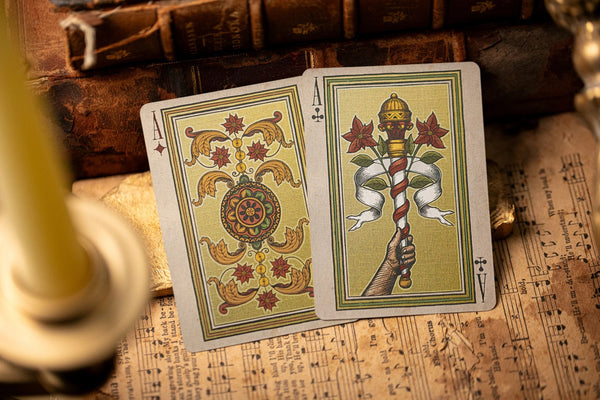 Kings Wild Project 12 Days Of Christmas Luxury Playing Cards - Standard Edition, Festive Holiday Themed Collectible Christmas Deck, Poker Size Custom Index