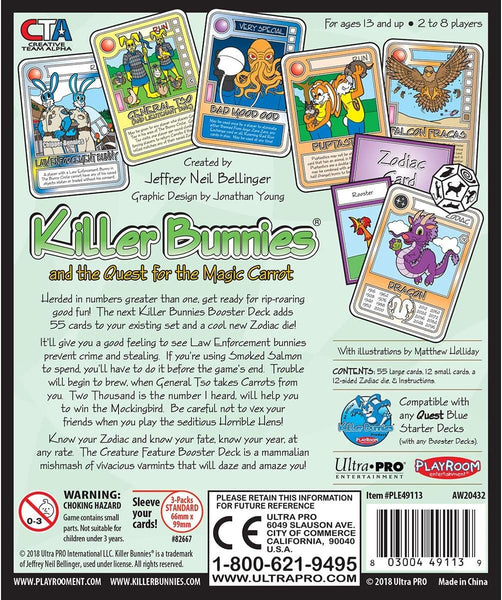 Killer Bunnies: Quest for theMagic Carrot - Creature Feature BoosterDeck