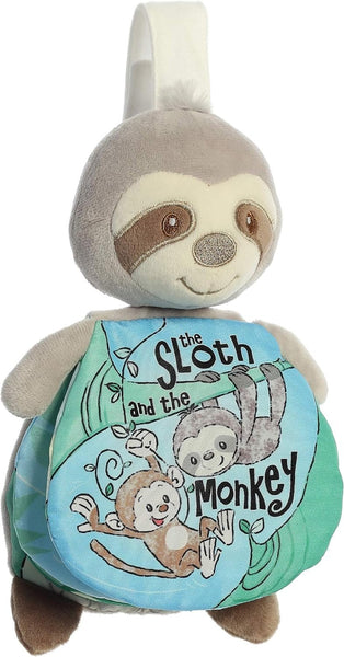 Aurora Ebba - Soft Books 9" Story Pals Sloth and The Monkey