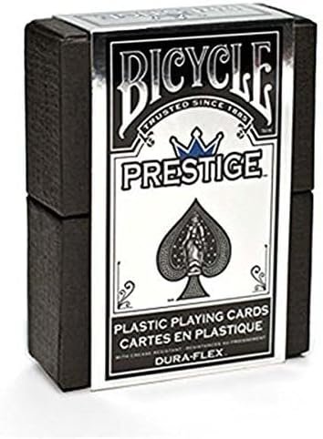 Bicycle Prestige Dura-Flex Playing Cards (Colors May Vary) (4-Pack)