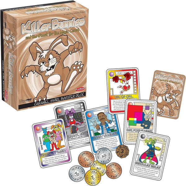 Playroom Entertainment Killer Bunnies & The Quest for The Magic Carrot Caramel Swirl Booster Deck Board Games