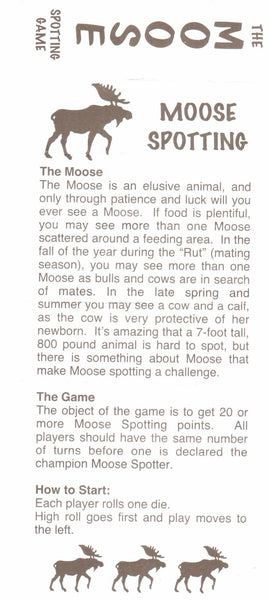 Koplow Games Moose Dice Game, 5 Dice Set with Travel Tube and Instructions, 16mm Portable Family Travel Dice Game, Ages 14+