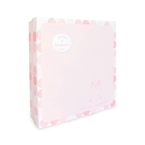 Doudou et Compagnie Pink “Candy Rabbit” Soft Toy DC2122 – Lapin Bonbon Baby Lovey Blanket Plush Pal in Gift Box