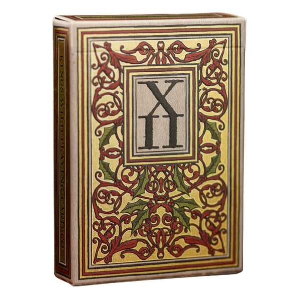 Kings Wild Project 12 Days Of Christmas Luxury Playing Cards - Standard Edition, Festive Holiday Themed Collectible Christmas Deck, Poker Size Custom Index