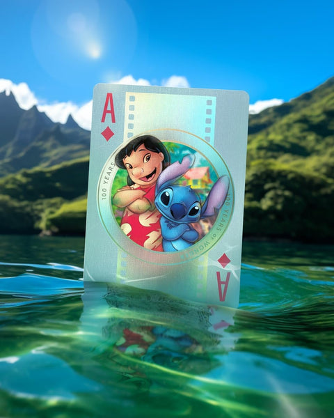 BIcycle Disney Limited Edition 100 Year Anniversary Playing Cards - Holographic Foil - Features 20+ Iconic Disney Characters