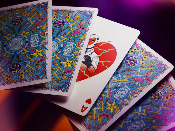 theory11 Fortnite Playing Cards – Officially Licensed Epic Games Premium Poker Deck, Collectible 52-Card Set with Custom Artwork, Embossed Tuck Box, Gift for Fortnite Fans & Card Collectors