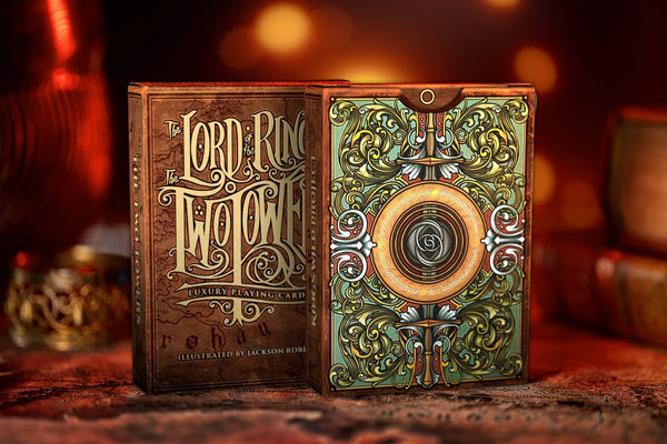 Kings Wild Project The Lord of The Rings: The Two Towers Luxury Playing Cards, Standard Edition, Poker Size Custom Index