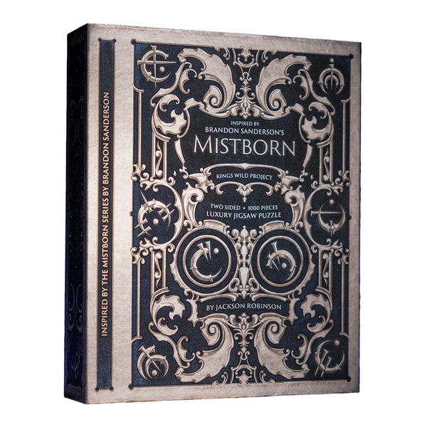 Kings Wild Project Brandon Sanderson’s Mistborn Luxury Jigsaw Puzzle – Two Sided 1000-Piece Premium Epic Fantasy Gift for Fans of Brandon Sanderson & Cosmere Books