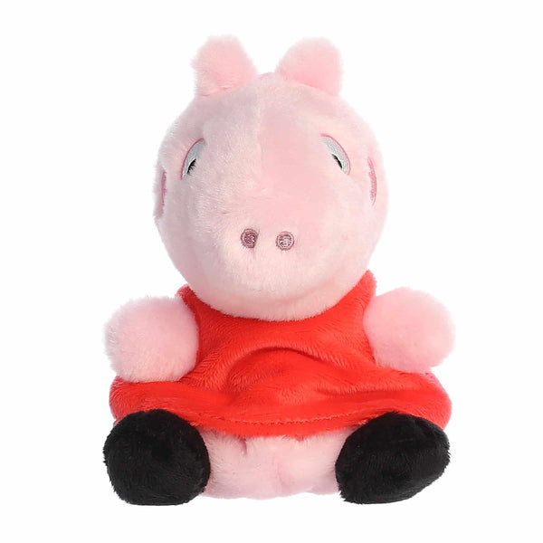 Aurora® Playful Peppa Pig™ Palm Pals™ Stuffed Animal - Officially Licensed Toys for All Fans - Perfect for Birthdays, Adults and Kids All Ages - Pink 5 Inches