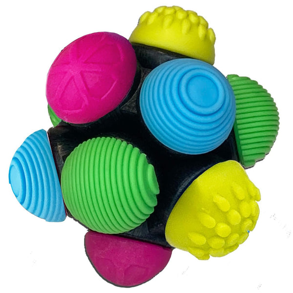 Brainwright Icosa Sensa Atomic Fidget Ball - Twist, Turn & Fidget Spinner Toy