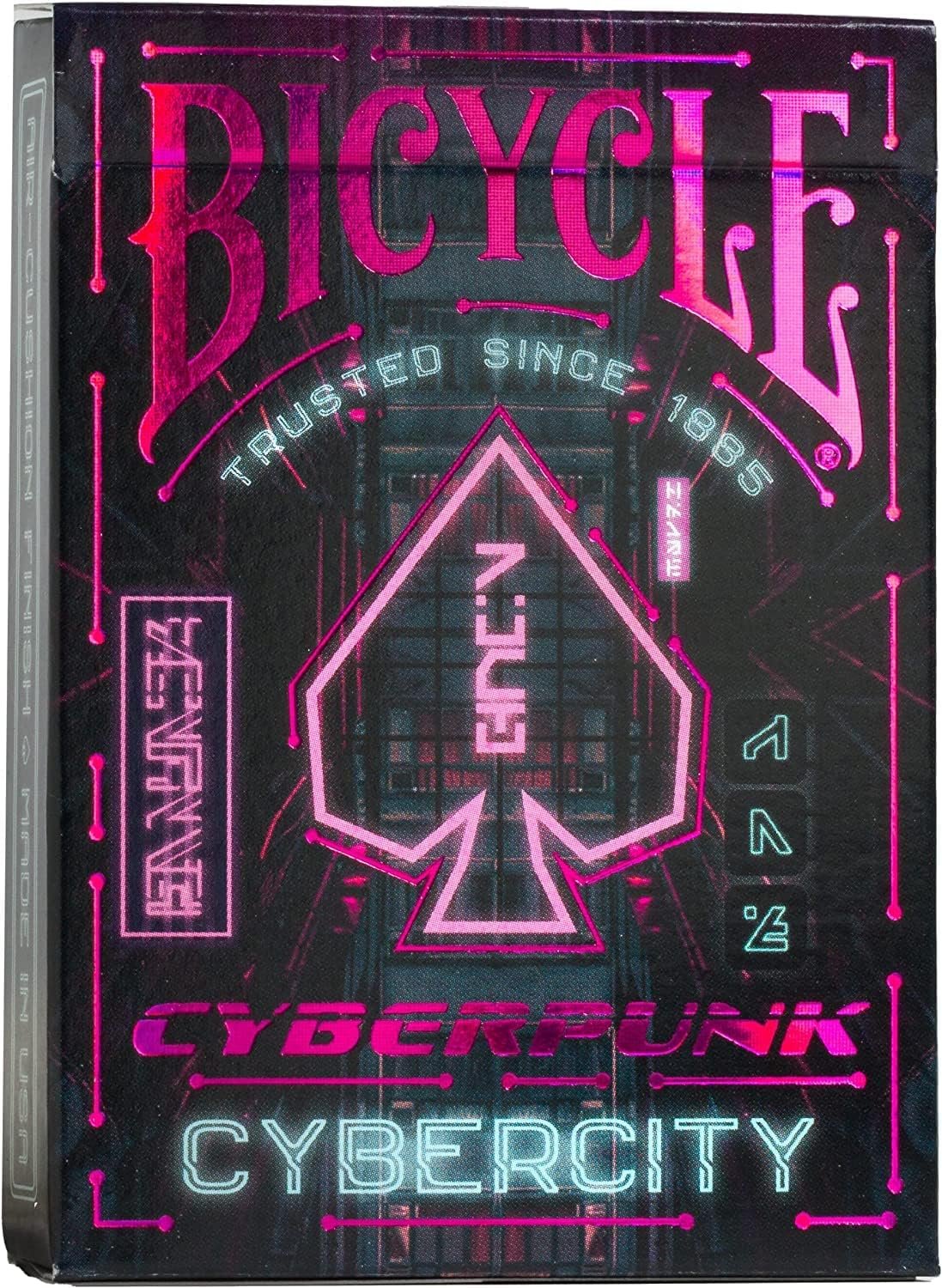 Bicycle Cyberpunk Premium Playing Cards, Poker Size Standard Index