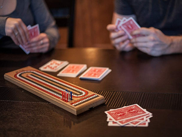 Bicycle Cribbage Board 3 Track Color Coded