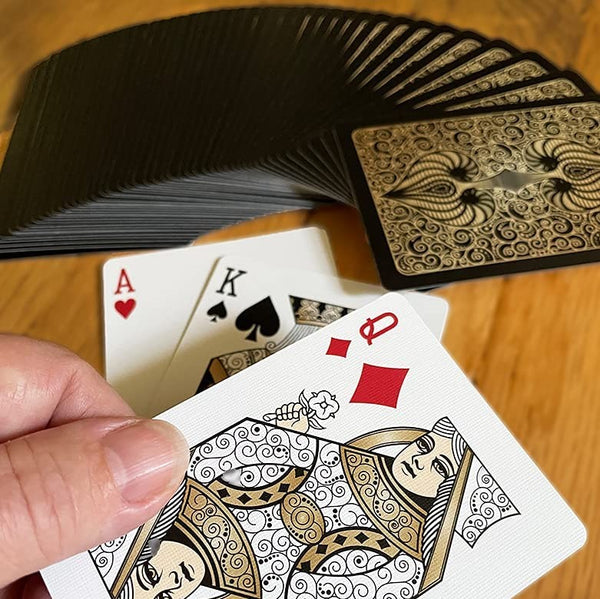 Aureo Black Playing Cards