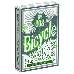 Autocycle No. 1 Green Playing Cards