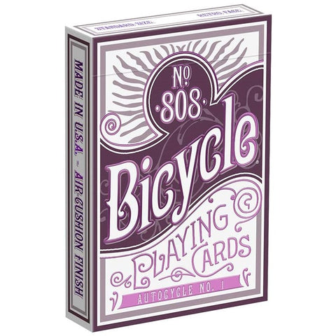 Autocycle No. 1 Purple Playing Cards