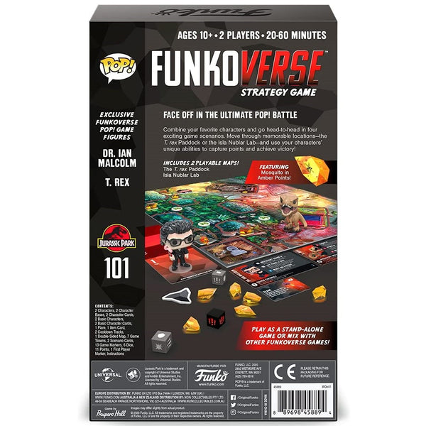 Funkoverse: Jurassic Park 101 2-Pack Board Game