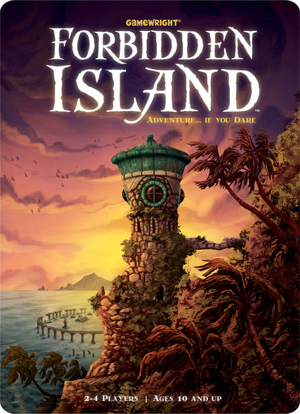 Gamewright Forbidden Island – The Cooperative Strategy Survival Island Board Game, 2-4 players