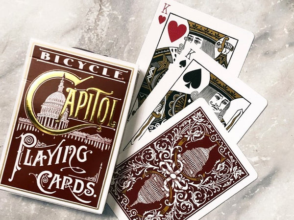 Capitol Red Playing Cards