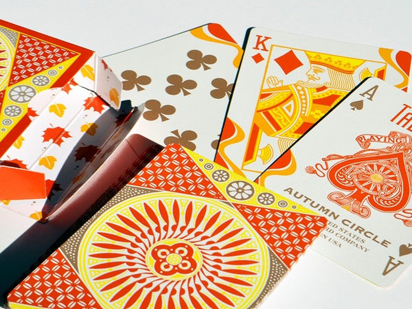 Tally-Ho Autumn Circle Playing Cards