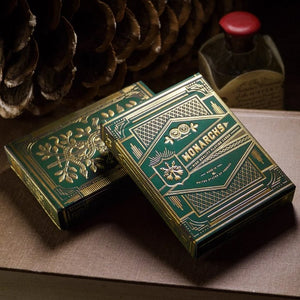 Monarchs Green Playing Cards