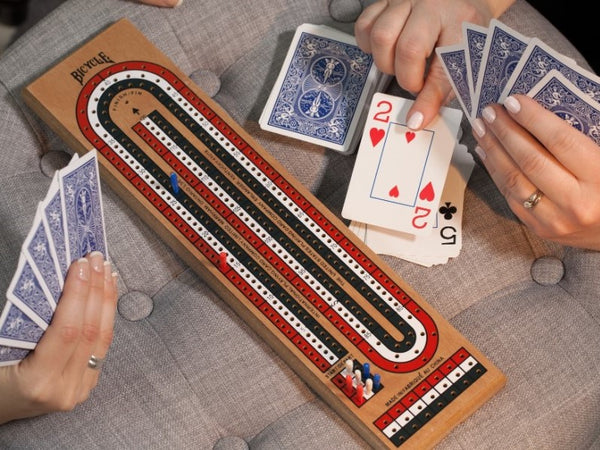 Bicycle Cribbage Board 3 Track Color Coded
