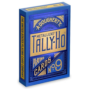 Tally-Ho MetalLuxe Blue Playing Cards