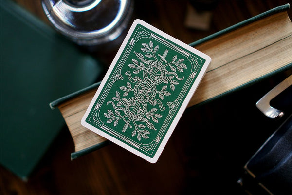 Monarchs Green Playing Cards