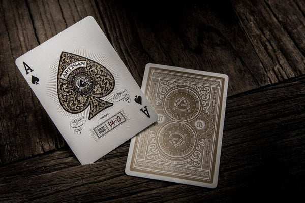 Artisan White Playing Cards